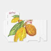 Personalisierte Schokoladenobst Geschenkschachtel (Ungefaltet)