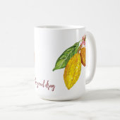 Personalisierte Schokoladenobst Kaffeetasse (VorderseiteRechts)