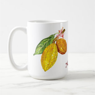 Personalisierte Schokoladenobst Kaffeetasse