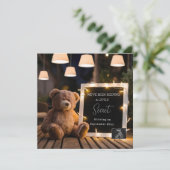 Personalisierte schöne Ankündigung digitaler Schwa (Stehend Vorderseite)