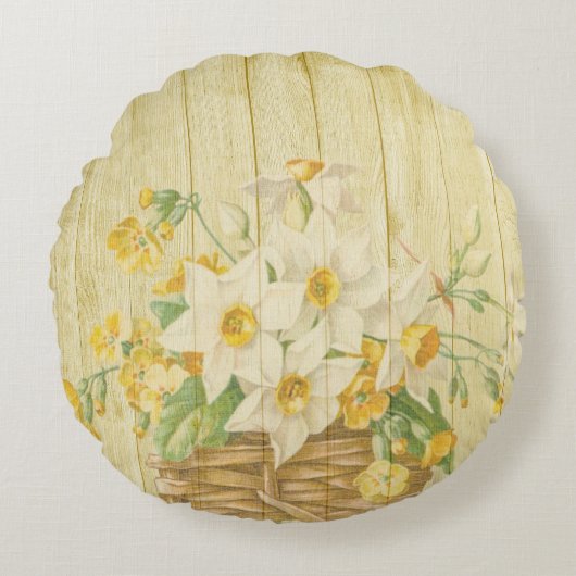 Personalisierte schöne bunte Nachtschwärmer Rundes Kissen (Vorderseite)