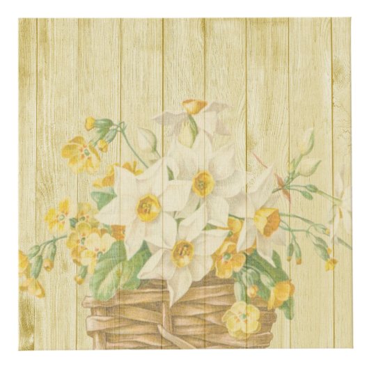 Personalisierte schöne bunte Narzissen Würfel (Rechts)