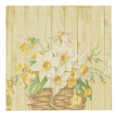 Personalisierte schöne bunte Narzissen Würfel (Vorderseite)