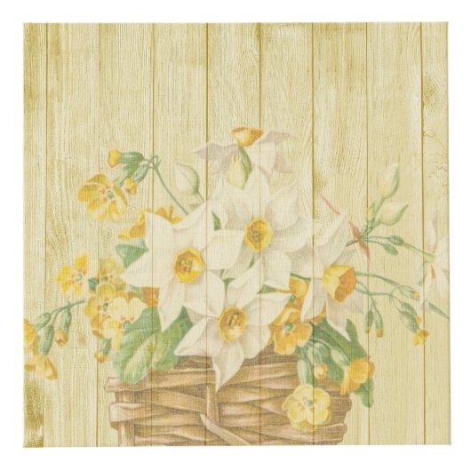 Personalisierte schöne bunte Narzissen Würfel (Vorderseite)