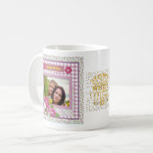 Personalisierte schöne Fotos rahmen, Muttertag Kaffeetasse (Vorderseite Links)