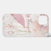 Personalisierte schöne gestrichene Ballerina Pink  Case-Mate iPhone Hülle (Rückseite (Horizontal))