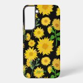 Personalisierte, schöne und lebendige Sonnenblume Samsung Galaxy Hülle (Rückseite)