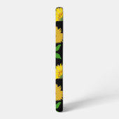 Personalisierte, schöne und lebendige Sonnenblume Samsung Galaxy Hülle (Linke Seite)