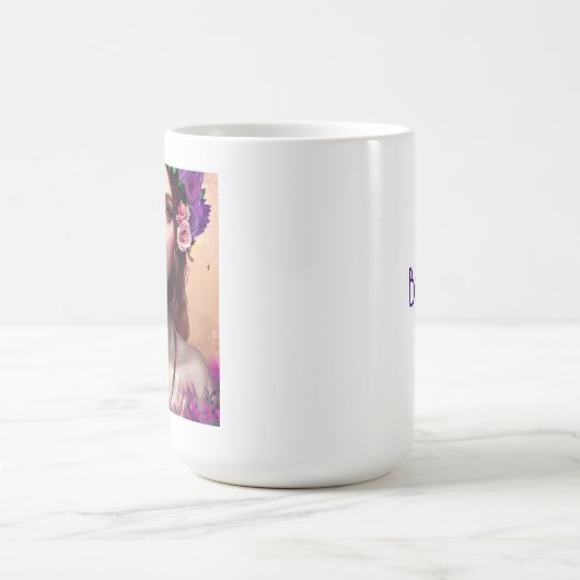 Personalisierte Schöne Verzauberung Fantasy AI Art Kaffeetasse (Mittel)