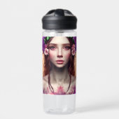 Personalisierte Schöne Verzauberung Fantasy AI Art Trinkflasche (Vorderseite)