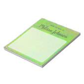 Personalisierte schöne Zitronenbäume Notizblock (Rotiert)