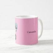 Personalisierte schöne Zwei-Foto-Schmetterling-Cus Kaffeetasse (VorderseiteRechts)
