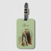 Personalisierte Schönheit und das  Gepäckanhänger (Vorderseite Vertikal)