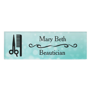 Personalisierte Schönheitssalon-Namensschilder für Namenschild