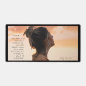 Personalisierte Schreibtischmatte - kundenspezifis (Vorderseite)