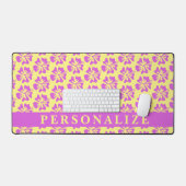 Personalisierte Schreibtischmatte mit hawaiianisch (Tastatur & Maus)
