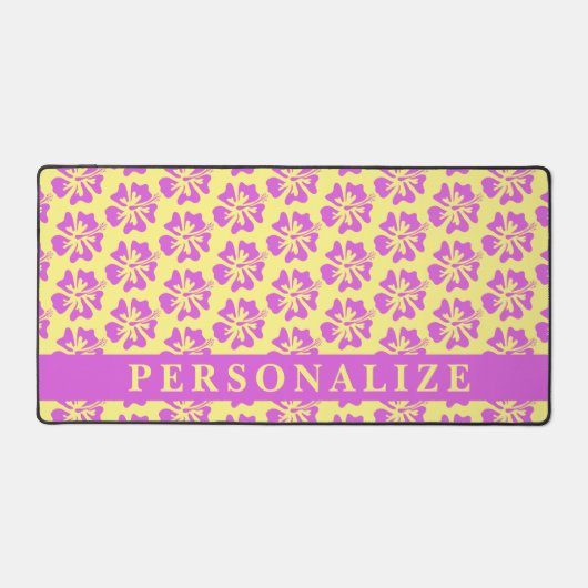 Personalisierte Schreibtischmatte mit hawaiianisch (Vorderseite)