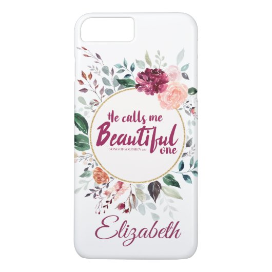 Personalisierte Schrift Wasserfarbe Case-Mate iPhone Hülle (Rückseite)