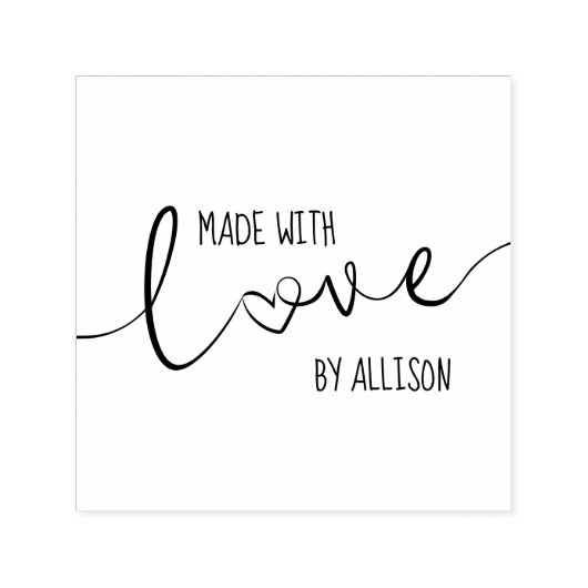 Personalisierte Schriftzeichen aus Liebe 💕 Permastempel (Design)