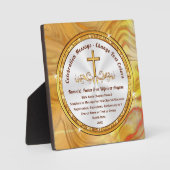 Personalisierte Schriftzeichen, Feiern, Namen Fotoplatte (Vorderseite)