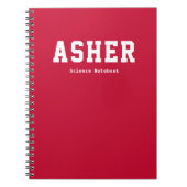 Personalisierte Schule Notizblock (Vorderseite)