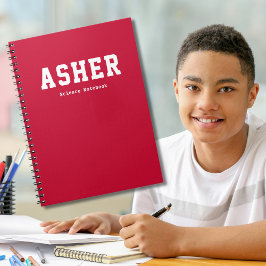 Personalisierte Schule Notizblock