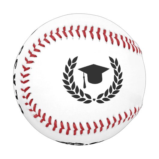 Personalisierte Schule und Uni-Abschluss Baseball (Vorderseite Links)