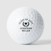 Personalisierte Schule und Uni-Abschluss Golfball (Vorderseite)