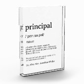 Personalisierte Schulleiter-Definition Fotoblock (Links)