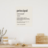 Personalisierte Schulleiter-Definition Poster (Küche)