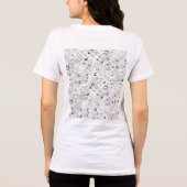 Personalisierte Schulsachen Tri-Blend Shirt (Rückseite)