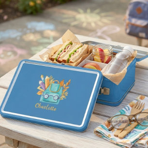 Personalisierte Schultasche mit Foto & Name Metall Brotdose