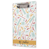 Personalisierte Schulwerkzeuge Klemmbrett (Links)