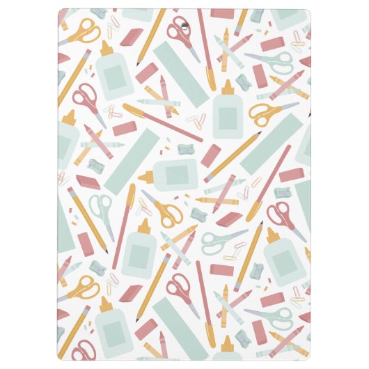 Personalisierte Schulwerkzeuge Klemmbrett (Rückseite)