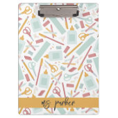 Personalisierte Schulwerkzeuge Klemmbrett (Vorderseite)