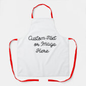 Personalisierte Schürze, Angesagte Schürze (Vorderseite)