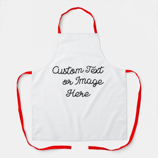 Personalisierte Schürze, Angesagte Schürze (Vorderseite)
