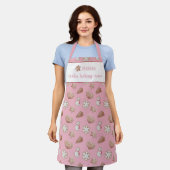 Personalisierte Schürze Cookie Baking Crew Stern (Getragen)