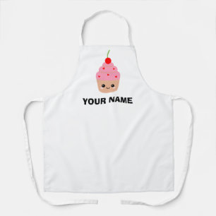 Personalisierte Schürze, Cupcake-Grafik-Schürze, N Schürze