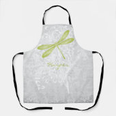 Personalisierte Schürze der grünen Libelle (Vorderseite)