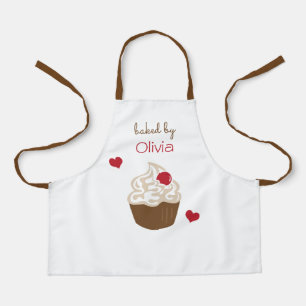 Personalisierte Schürze der Kinder Cupcake Baker