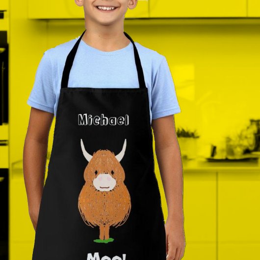 Personalisierte Schürze der Kühe