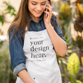 Personalisierte Schürze | Design-Upload Individuel