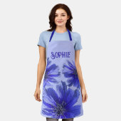 Personalisierte Schürze, die "Wildblumen Sammlung. Schürze (Getragen)