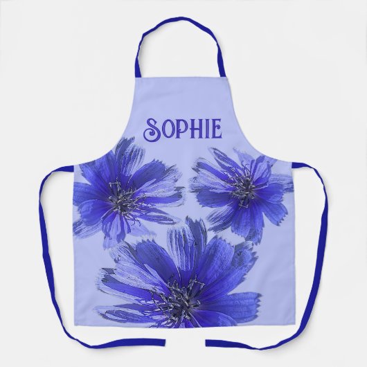 Personalisierte Schürze, die "Wildblumen Sammlung. Schürze (Vorderseite)