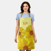 Personalisierte Schürze, die "Wildblumen Sammlung. Schürze (Getragen)