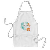 Personalisierte Schürze für das Backen von Keksen (Vorne)