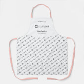 Personalisierte Schürze für das einfache Logo für (Vorderseite)