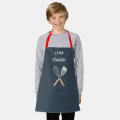 Personalisierte Schürze, individuelle Name Kind Sc Schürze (Getragen)