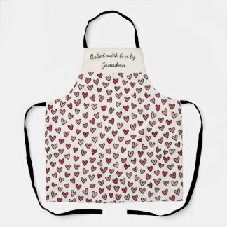 Personalisierte Schürze - Mit Liebe Gebacken
